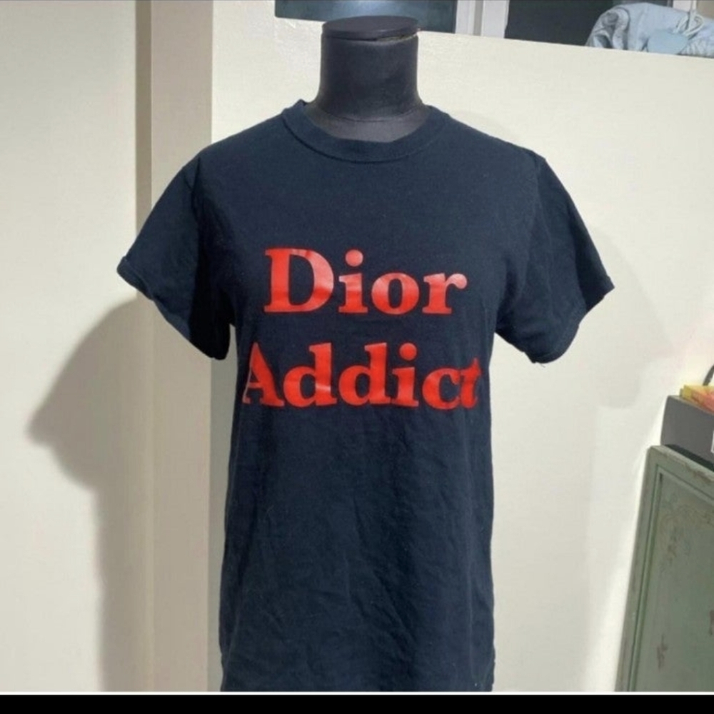 Dior addict unisex S t shirt 100% cotton